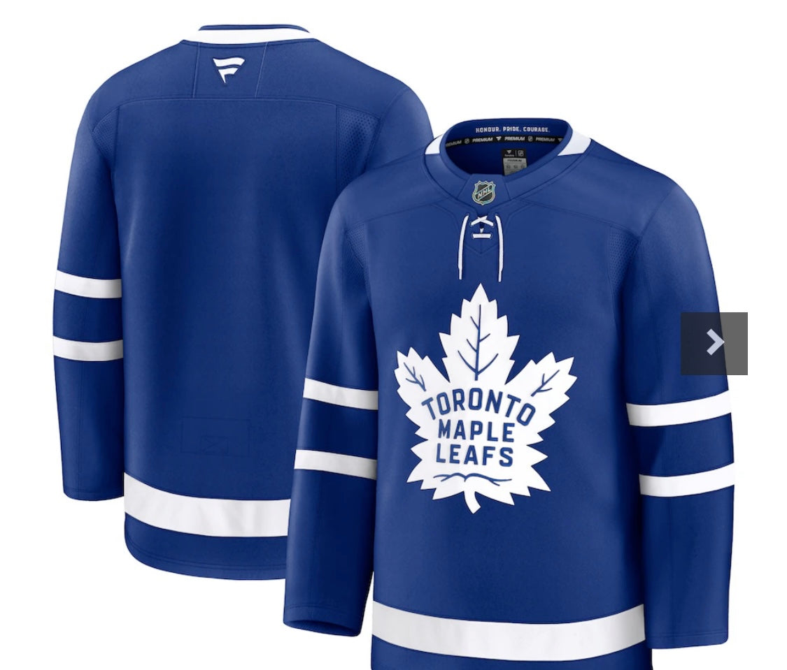 Men's Toronto Maple Leafs Fanatics Blue Home Premium Jersey - Pro League Sports Collectibles Inc.