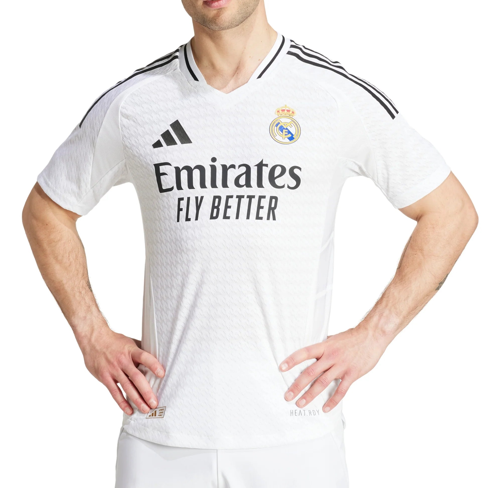 Youth Real Madrid FC Adidas 2024-25 Replica White Home Jersey