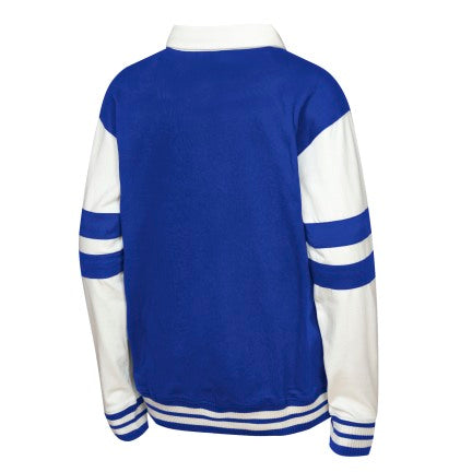 Youth Toronto Blue Jays MVP Long Sleeve Collared T-Shirt - Blue