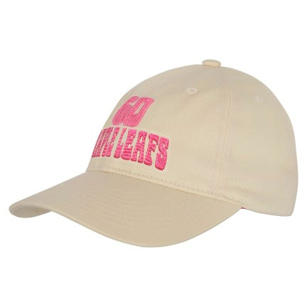 Girls Go Toronto Maple Leafs NHL Unstruct Pink Adjustable Cap