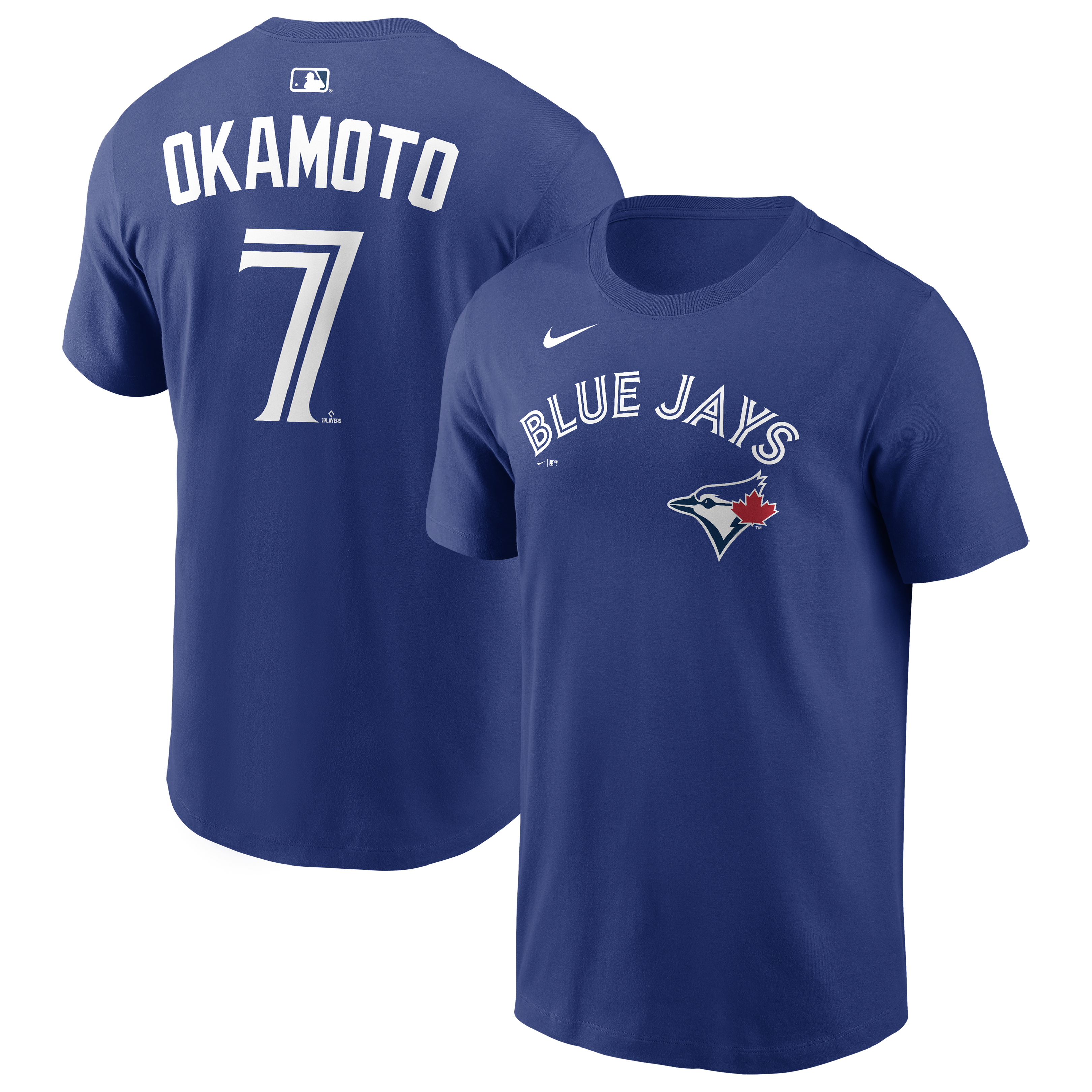 Toronto Blue Jays Kazuma Okamoto #7 Nike Royal Fuse Name & Number