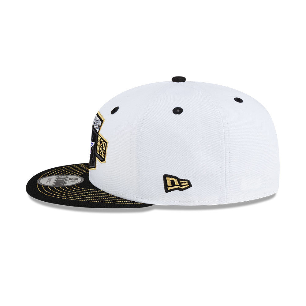 New York Knicks New Era 2026 NBA Finals Champions Locker Room 9FIFTY Snapback Hat - Black