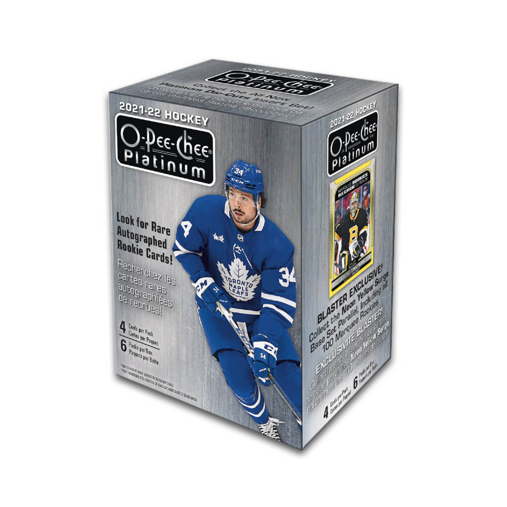 Upper Deck O-Pee-Chee Platinum 2021-22 Hockey Blaster Box