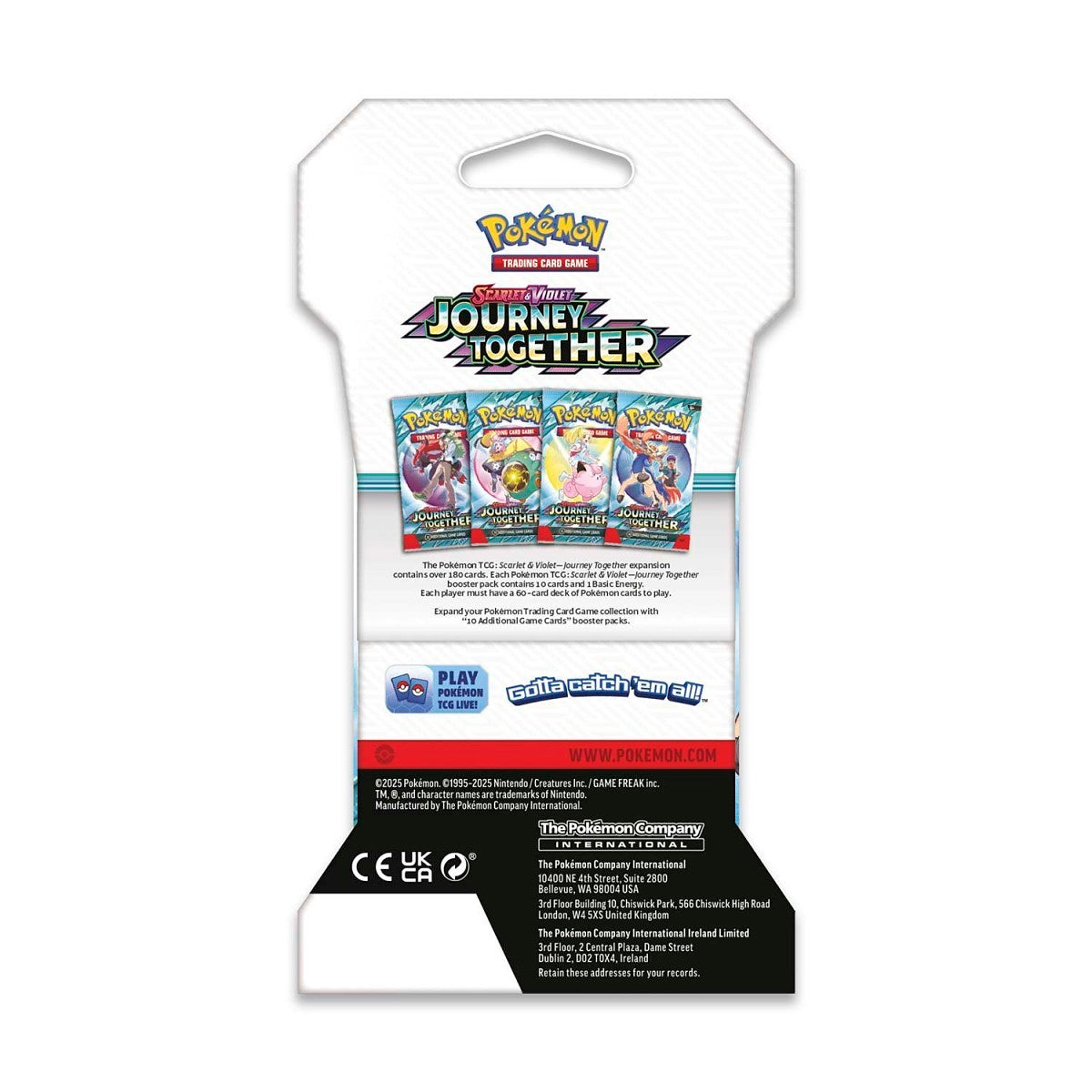 Pokémon TCG: Scarlet & Violet-Journey Together Sleeved Booster Pack (10 Cards)