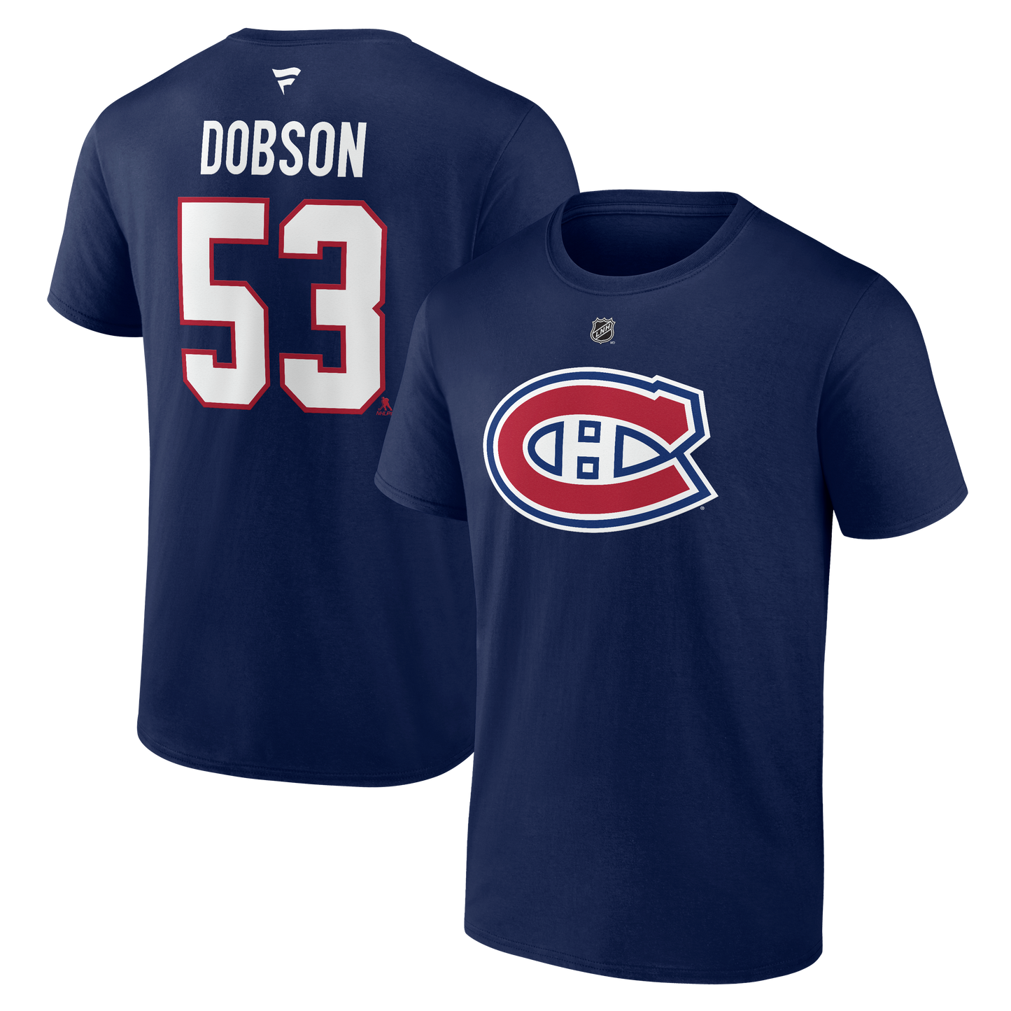 Montreal Canadiens Noah Dobson #53 Fanatics Name and Number T-Shirt
