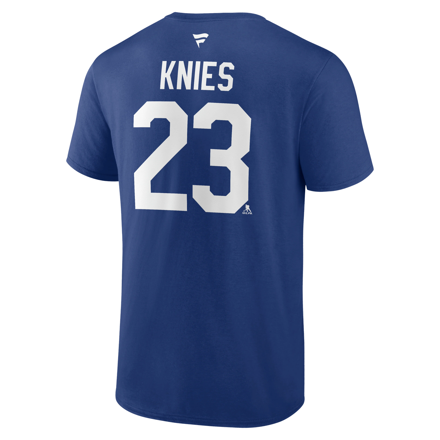 Toronto Maple Leafs Matthew Knies #23 Fanatics Name and Number T-Shirt - Blue