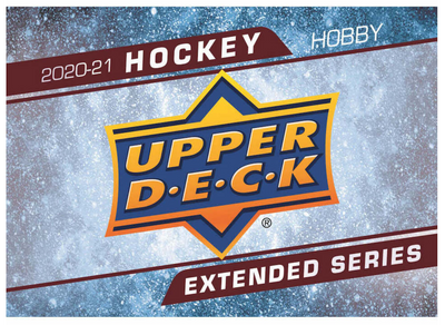 2020-21 Upper Deck Extended Series Hockey - 8 Card Pack from Hobby Box