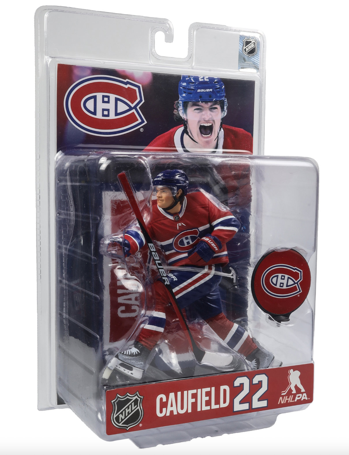 McFarlane NHL Sports Picks - Cole Caufield Figure - Montreal Canadians - Pro League Sports Collectibles Inc.