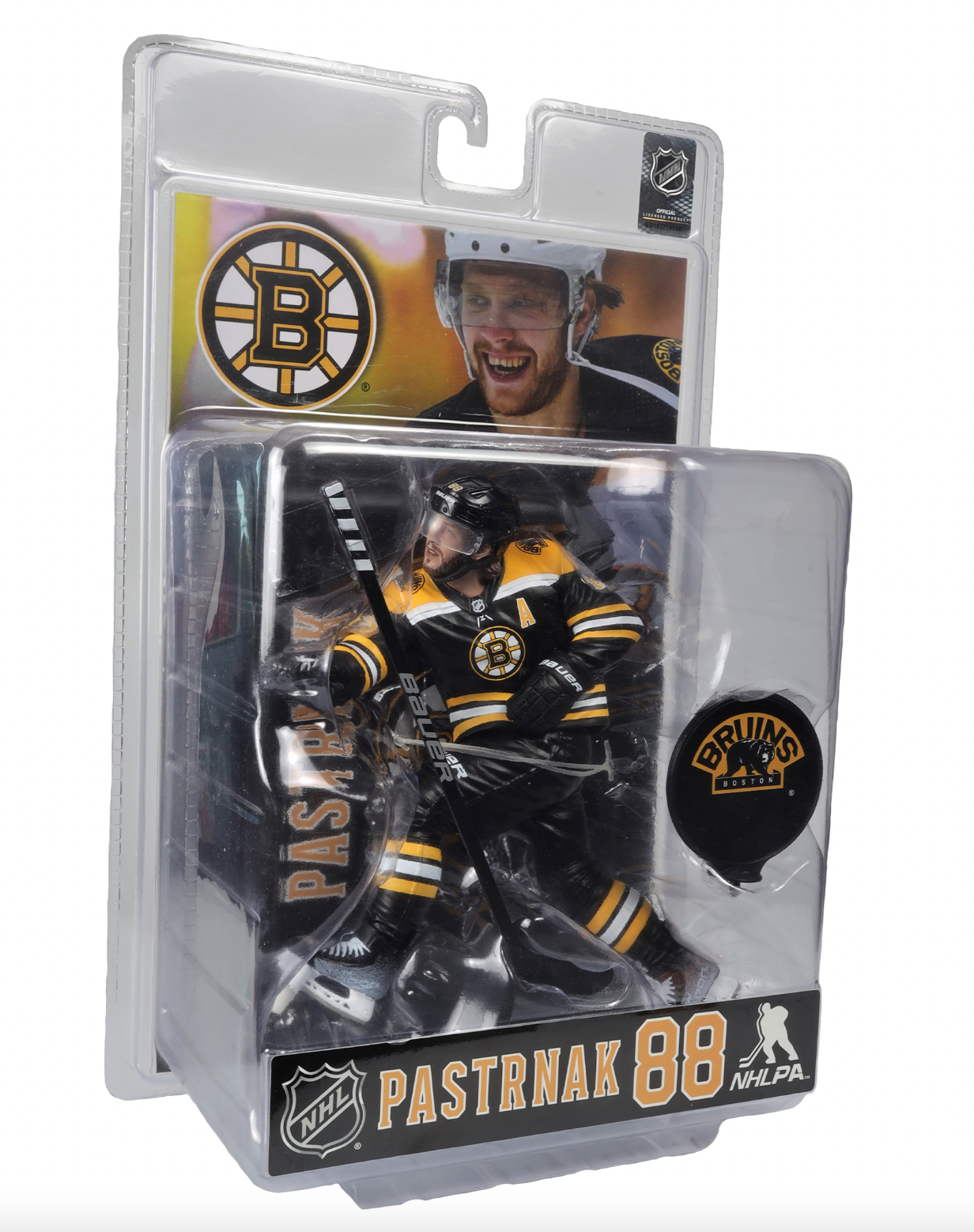 McFarlane NHL Sports Picks - David Pastrnak Black Jersey Figure - Boston Bruins - Pro League Sports Collectibles Inc.