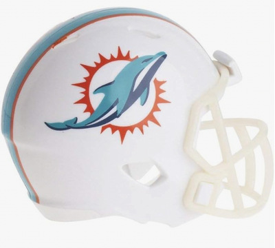 Miami Dolphins NFL Riddell Speed Pocket PRO Micro/Pocket-Size/Mini Football Helmet