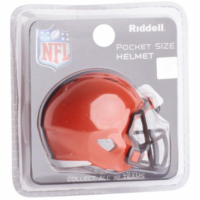 Cleveland Browns NFL Riddell Speed Pocket PRO Micro/Pocket-Size/Mini Football Helmet
