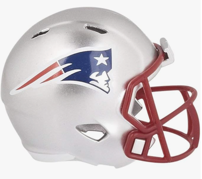 New England Patriots NFL Riddell Speed Pocket PRO Micro/Pocket-Size/Mini Football Helmet - Pro League Sports Collectibles Inc.