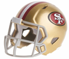 San Francisco 49ers NFL Riddell Speed Pocket PRO Micro/Pocket-Size/Mini Football Helmet
