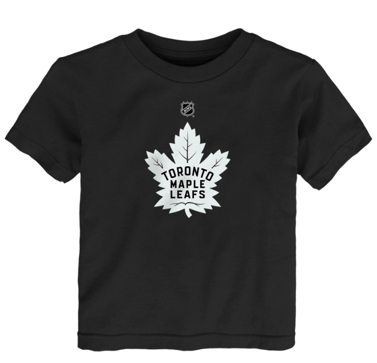 Youth Toronto Maple Leafs Alternate Jersey T-Shirt - Black - Pro League Sports Collectibles Inc.