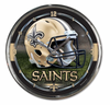 New Orleans Saints WinCraft NFL Chrome Clock