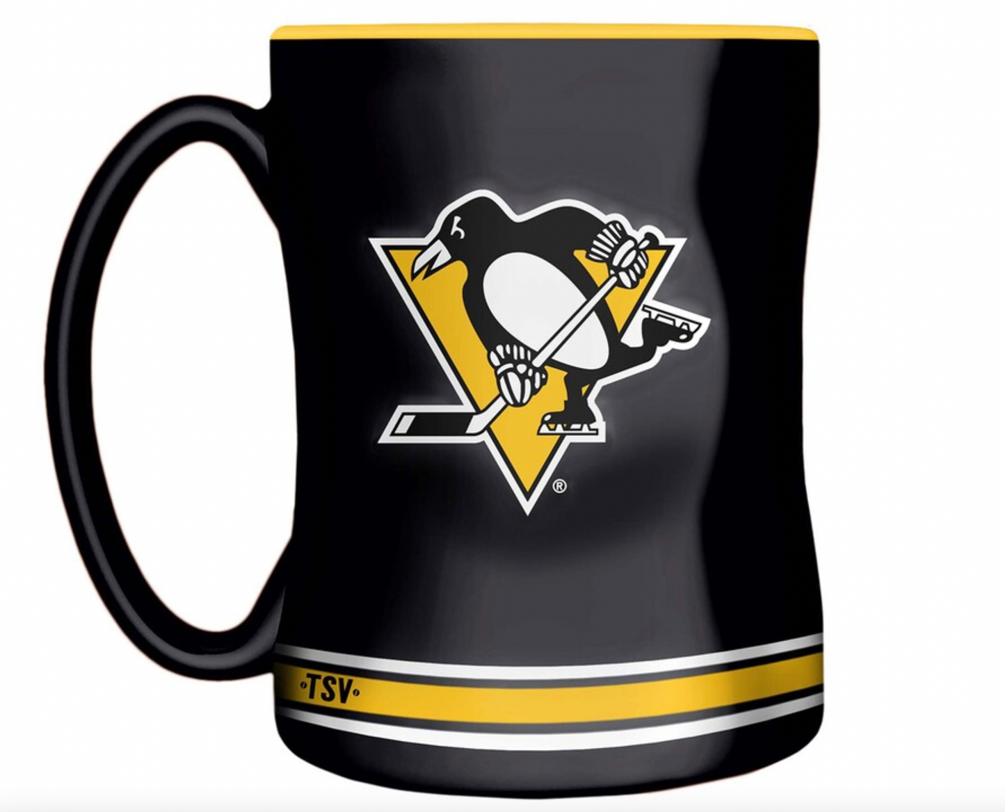 NHL Pittsburgh Penguins 14oz. Sculpted Relief Mug - Pro League Sports Collectibles Inc.