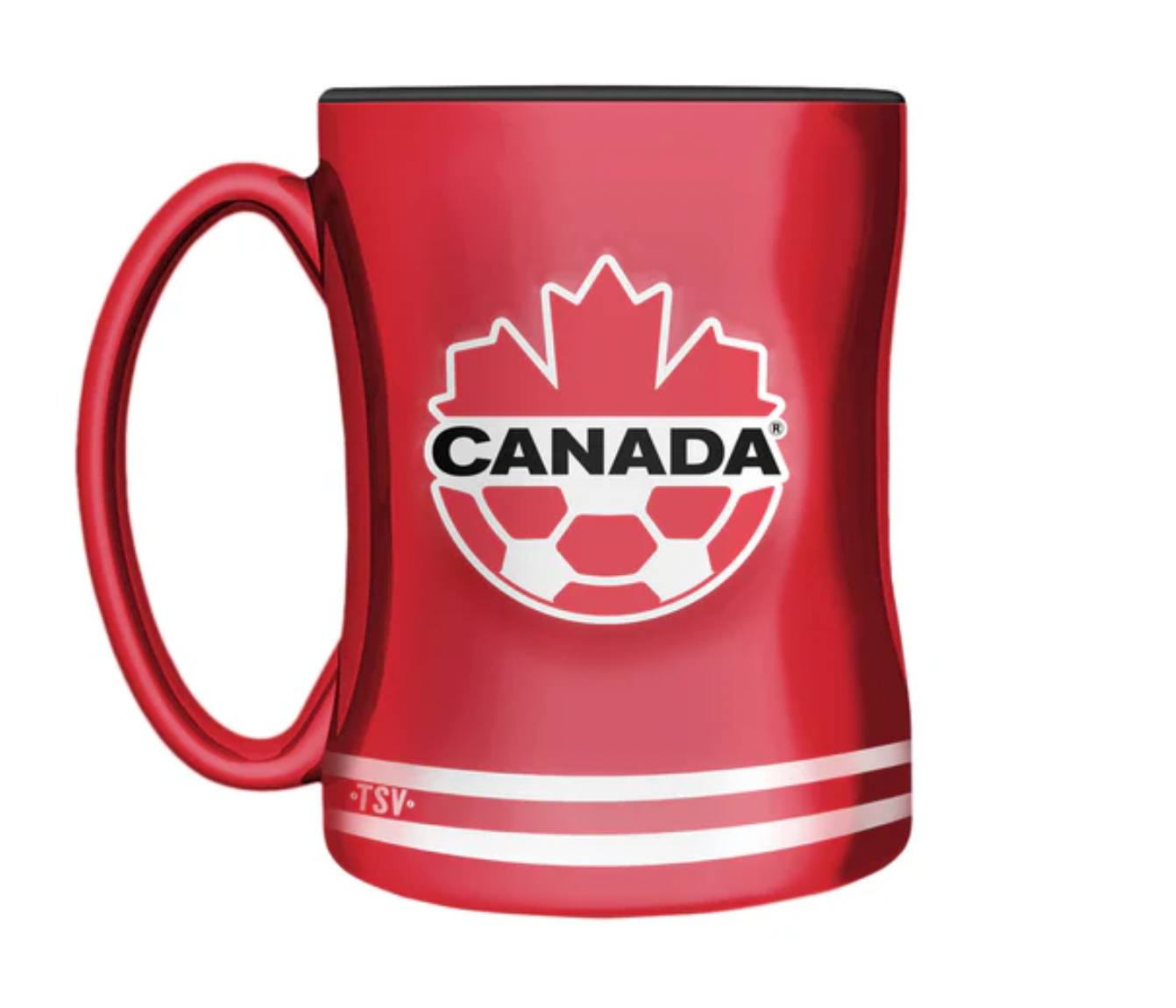 Canada Soccer 14oz Sculpted Relief Mug - Pro League Sports Collectibles Inc.