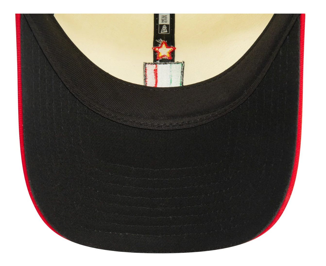 AC Milan 1993 Off White Cloth Strap Adjustable Hat - Pro League Sports Collectibles Inc.