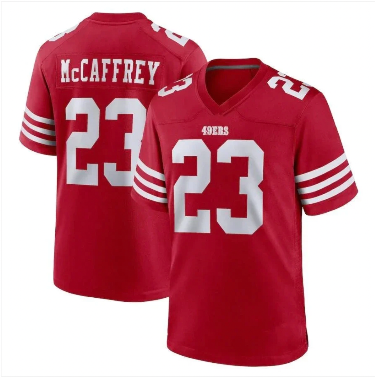 Youth Christian McCaffrey #23 San Francisco 49ers Home Nike - Game Jersey - Pro League Sports Collectibles Inc.