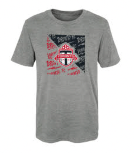 Child Toronto FC MLS Divide T Shirt - Grey - Pro League Sports Collectibles Inc.
