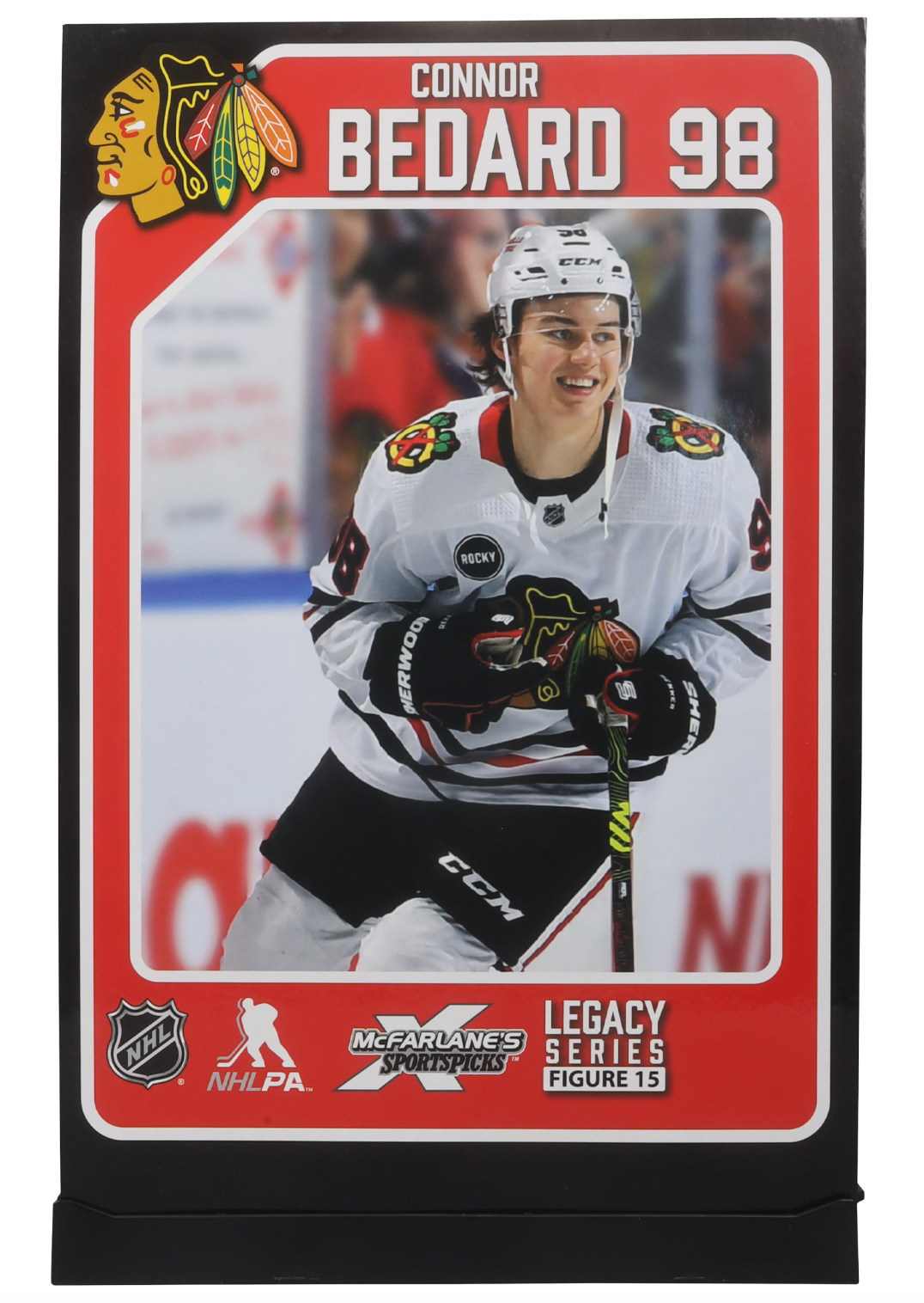 Connor Bedard McFarlane NHL Sports Picks - Chicago Blackhawks - Pro League Sports Collectibles Inc.
