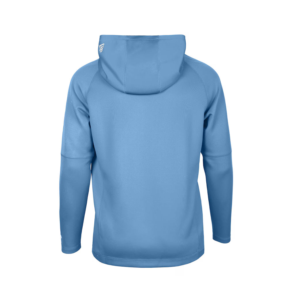 Toronto Argonauts New Era 2026 Sideline Metam Raglan Hoodie - Light Blue