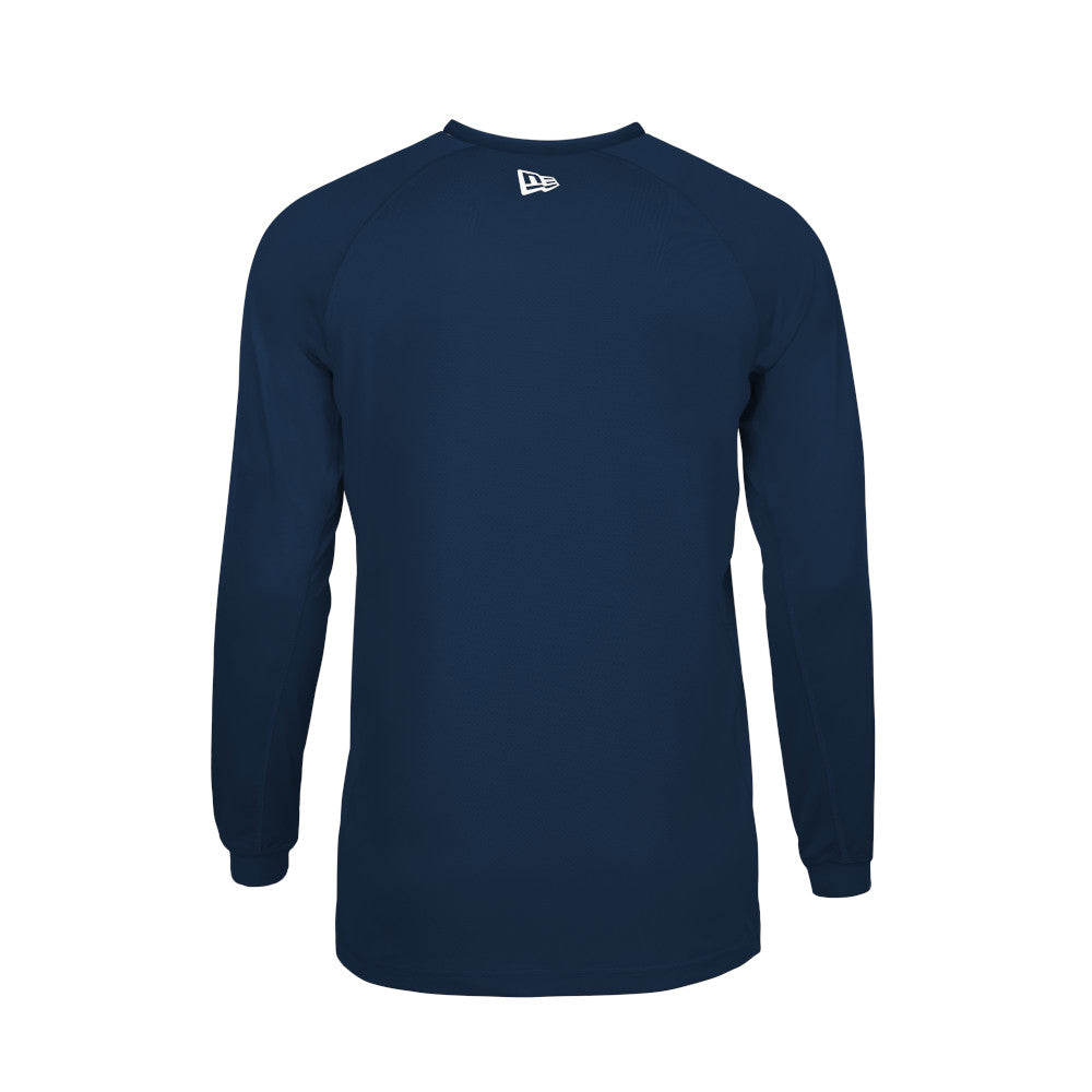 Toronto Argonauts New Era 2026 Sideline Rutted Long Sleeve Shirt - Navy