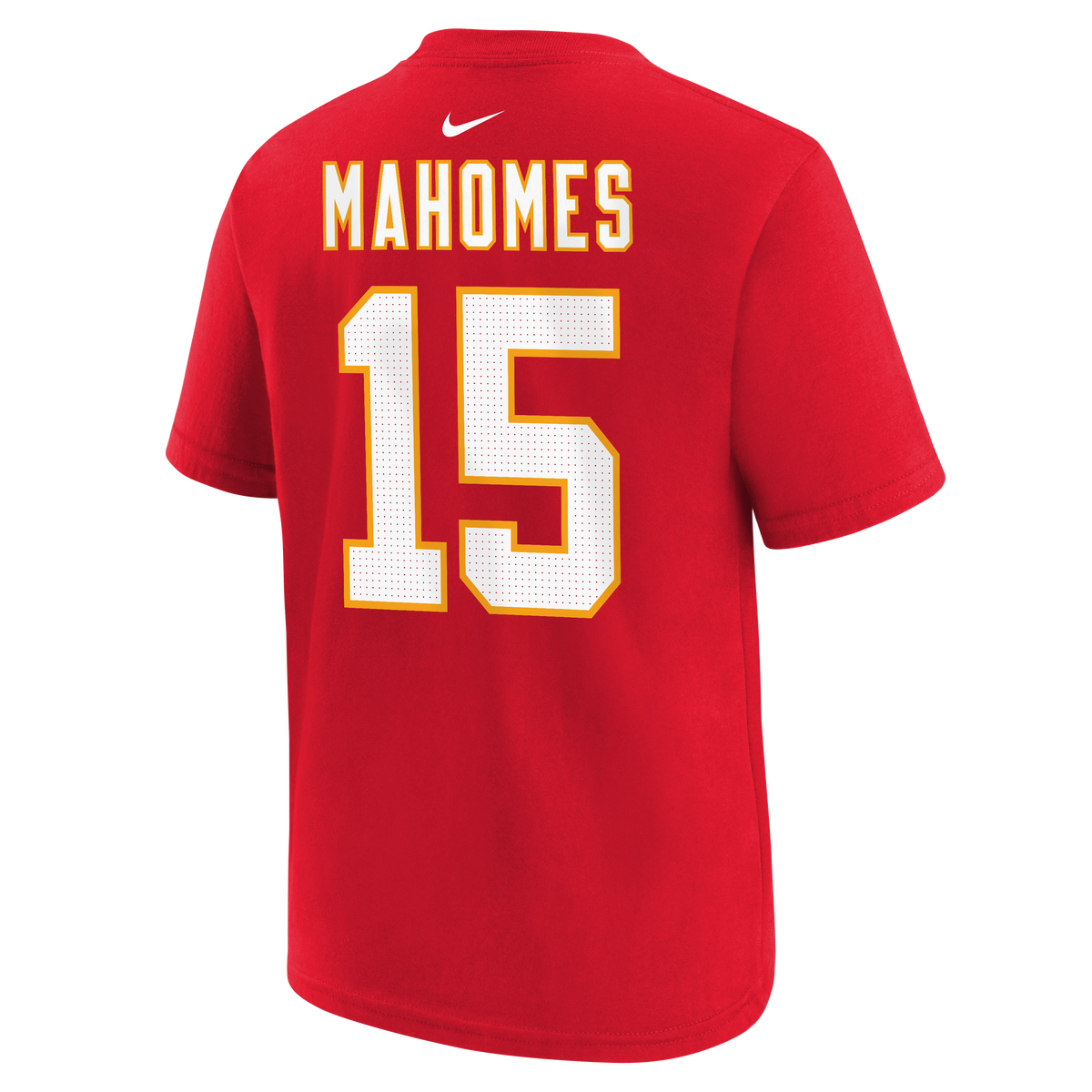 Youth Kansas City Chiefs Patrick Mahomes #15 Name & Number T-Shirt - Red