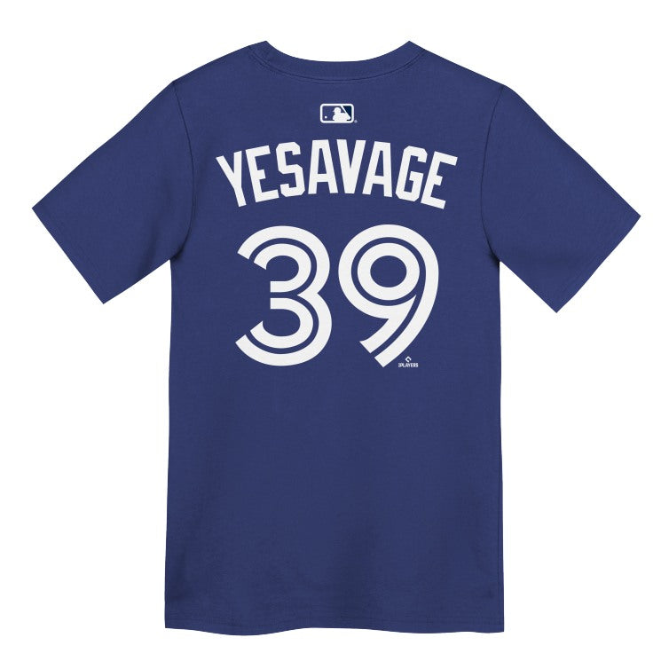 Youth Toronto Blue Jays Trey Yesavage #39 T-Shirt - Rush Blue
