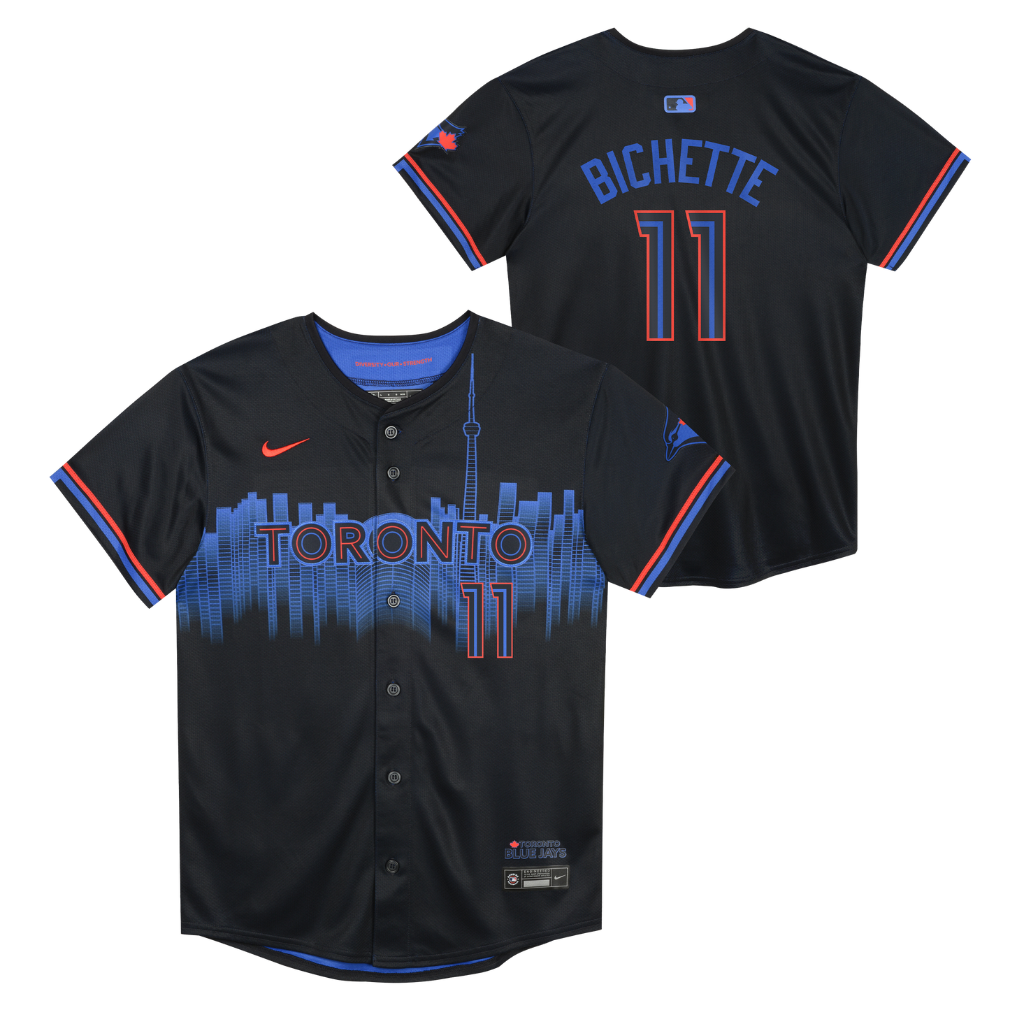 Child Toronto Blue Jays City Connect Bo Bichette #11 Replica Team Jersey - Pro League Sports Collectibles Inc.