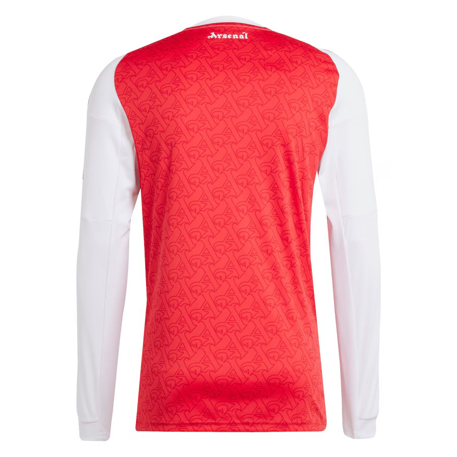 Arsenal FC Adidas 25-26 Long Sleeve Red Home Replica Jersey