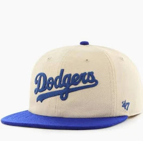 Los Angeles Dodgers FieldStones '47 brand Captain SnapBack Hat - Blue