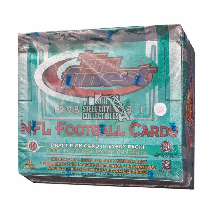 Topps Finest 1998 Series 1 NFL Football Club Hobby Box