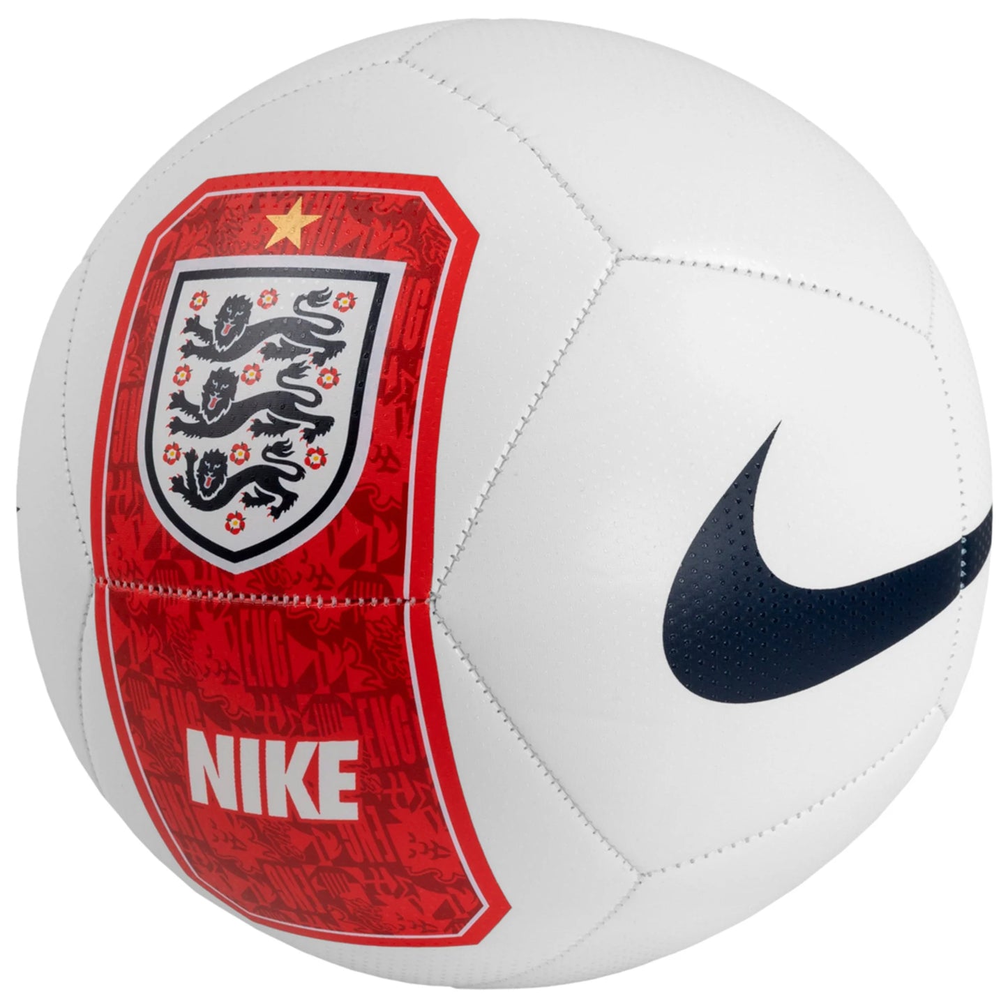 England FA Soccer Nike Pitch Soccer Ball - White