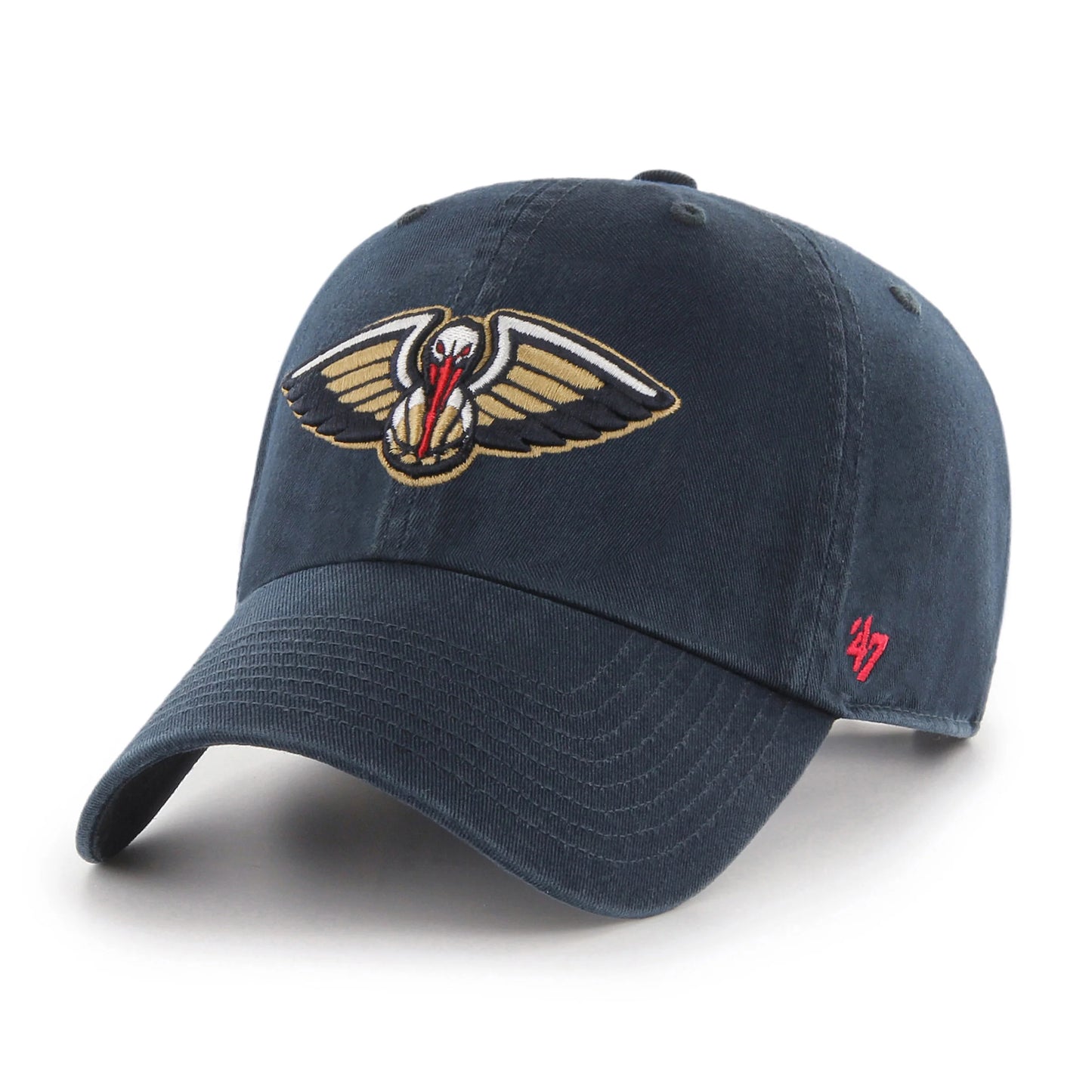 New Orleans Pelicans '47 brand Clean Up Adjustable Hat - Grey