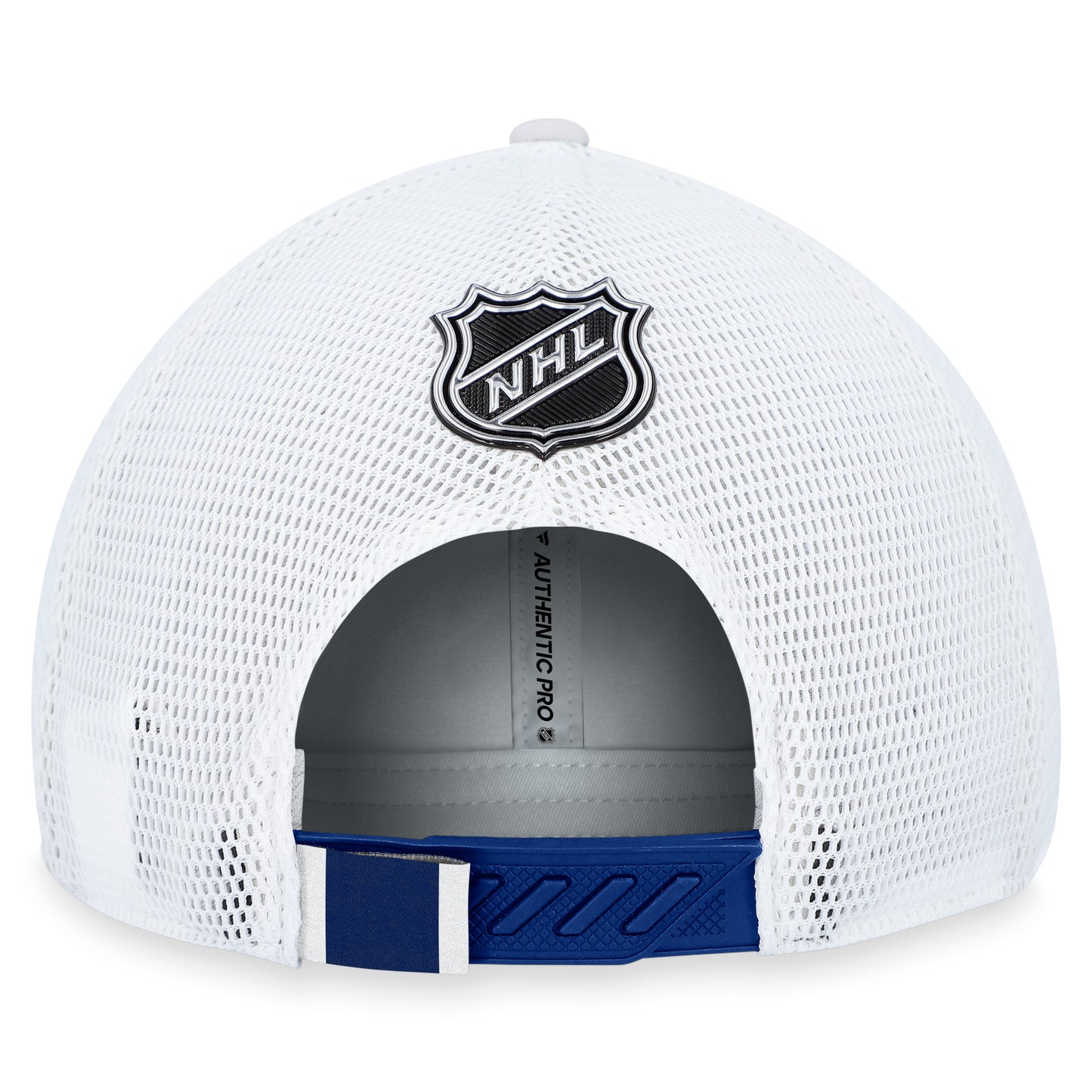 Toronto Maple Leafs Fanatics Branded Blue 2023 NHL Draft On Stage Trucker Adjustable Hat - Pro League Sports Collectibles Inc.