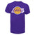 Los Angeles Lakers Big Fan Logo Purple 47 Brand T-Shirt