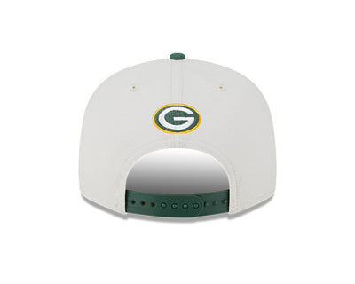 Green Bay Packers New Era 2023 NFL Draft 9FIFTY Snapback Adjustable Hat - Stone/Green - Pro League Sports Collectibles Inc.