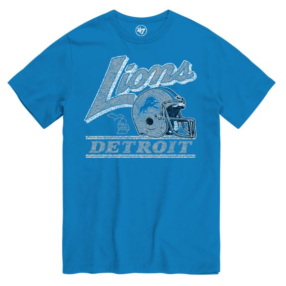 Detroit Lions NFL 47 Brand Fly By T-Shirt - Pro League Sports Collectibles Inc.