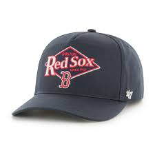 Boston Red Sox Cooperstown Diamond 47' Brand Hitch Snap-Back Hat - Black