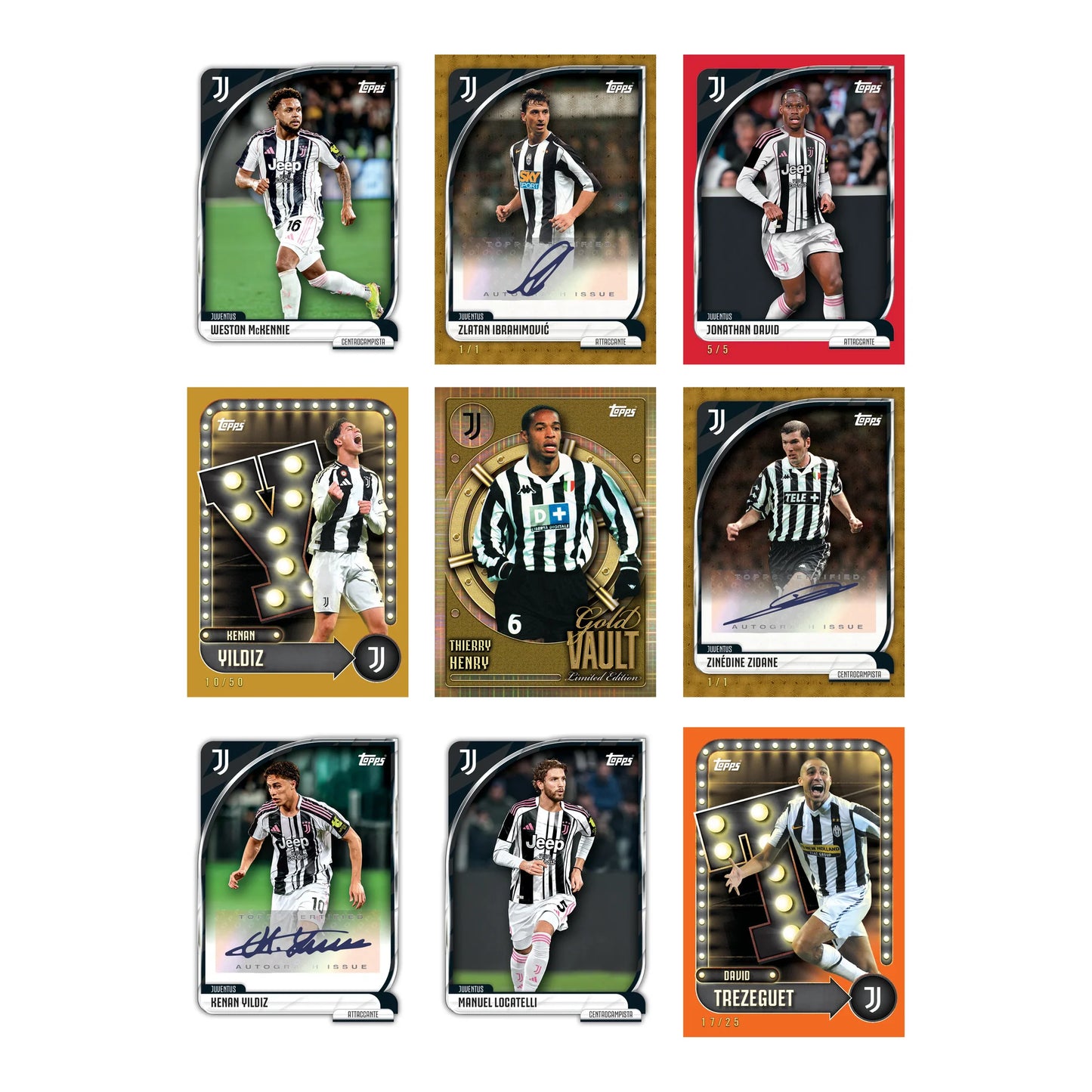 2026 TOPPS Juventus Premium Trading Cards Collecter Tin