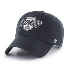 Los Angeles Kings Vintage 47 brand Clean Up Adjustable Hat - Black