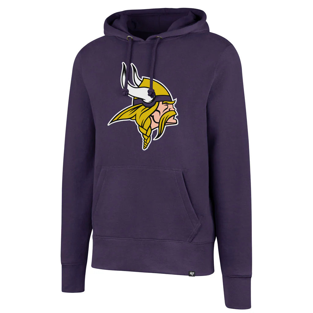 Minnesota Vikings 47 Brand Imprint Royal Hoodie - Pro League Sports Collectibles Inc.