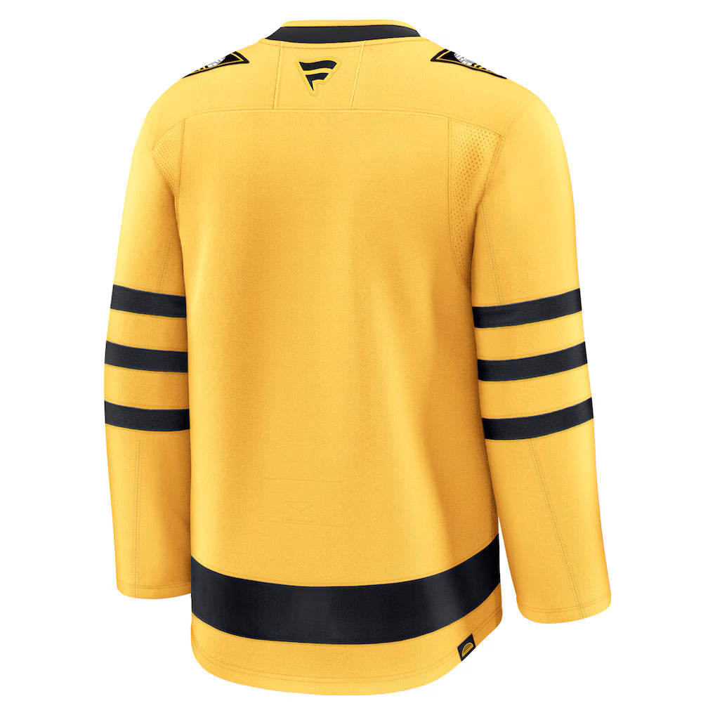 Pittsburgh Penguins Fanatics Yellow Premium Jersey - Gold Alternate
