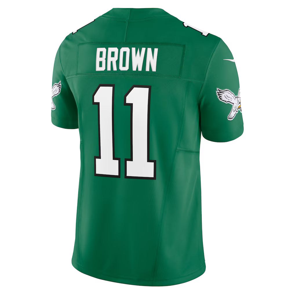 A.J. Brown #11 Philadelphia Eagles Nike Vapor F.U.S.E. Limited Jersey - Retro Green
