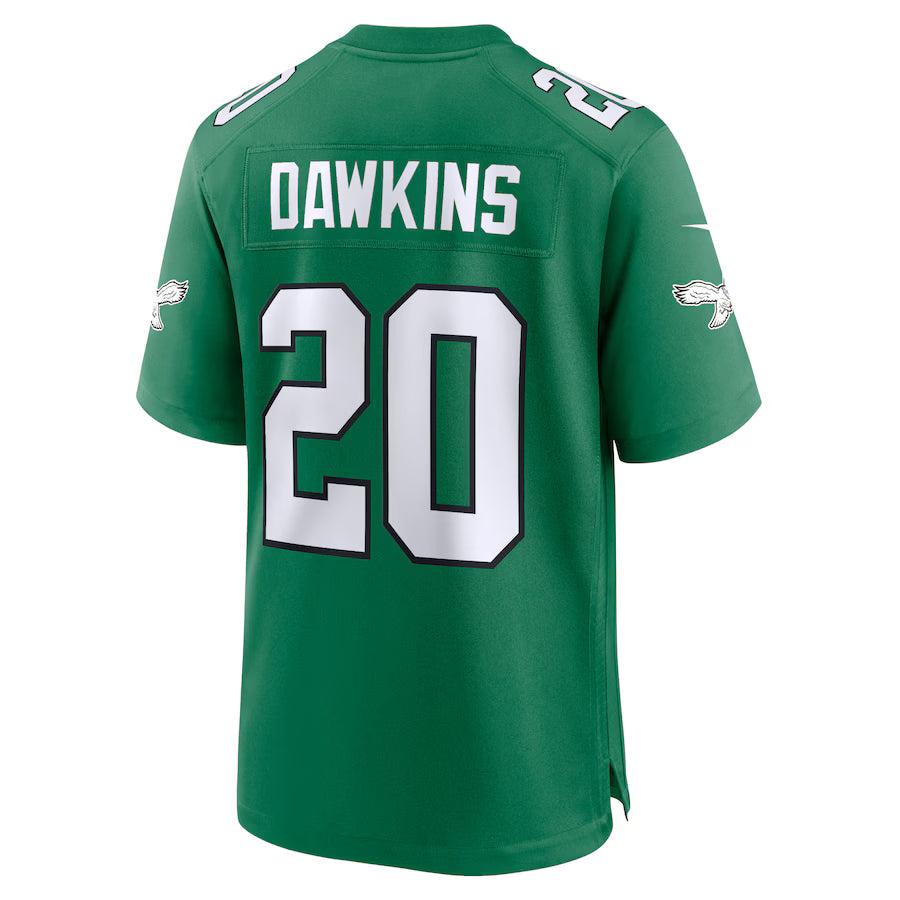 Brian Dawkins #20 Philadelphia Eagles Retro Green - Nike Game Jersey