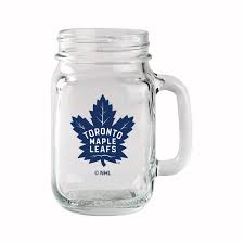 Toronto Maple Leafs Mason Jar Mug with Handle