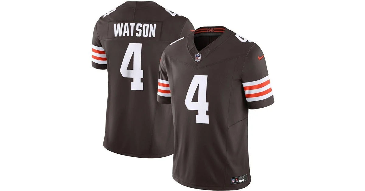 Deshaun Watson #4 Cleveland Browns Brown Nike F.U.S.E Limited Jersey