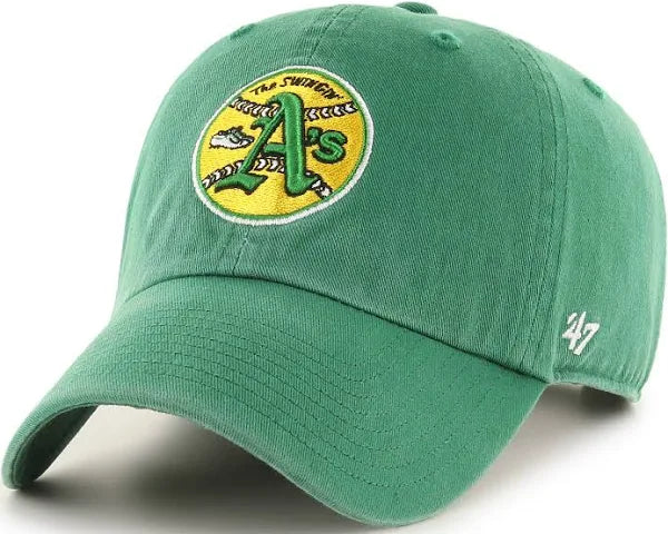 Oakland Athletics Cooperstown '47 brand Clean Up Adjustable Hat - Green