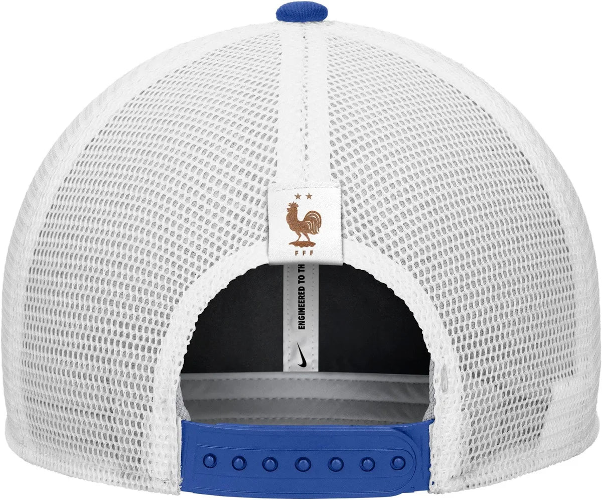 France FFF Trucker National Soccer Team Nike Adjustable Rise Cap